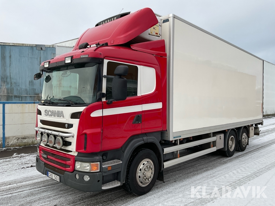 Skåpbil Scania G480 med tvåzon kyl/frys
