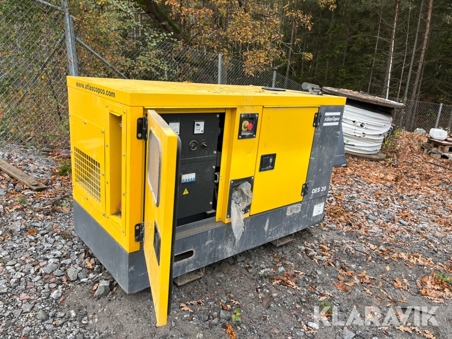 Generator Atlas Copco Qes 20