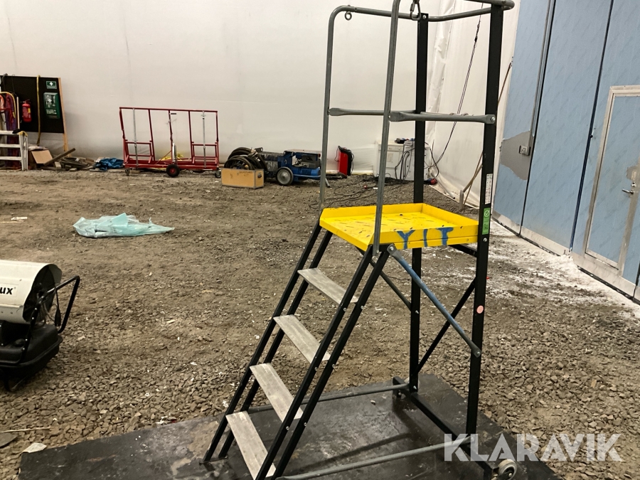 Stege med fallskydd Wibe