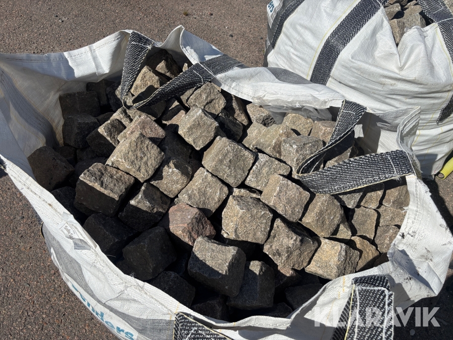 Smågatssten bohusgranit mix ca 50 kvm