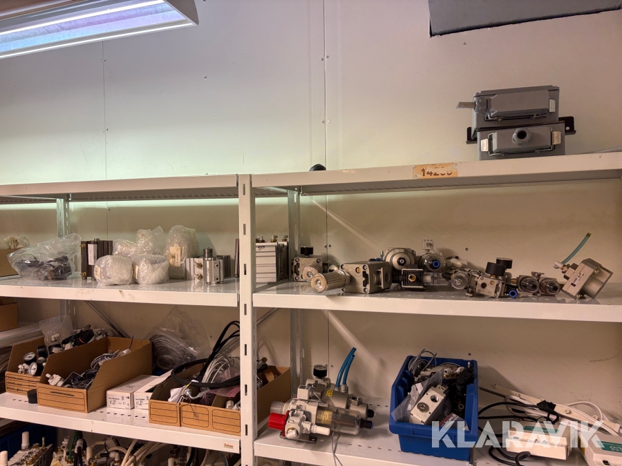 Parti med tryck och pys delar