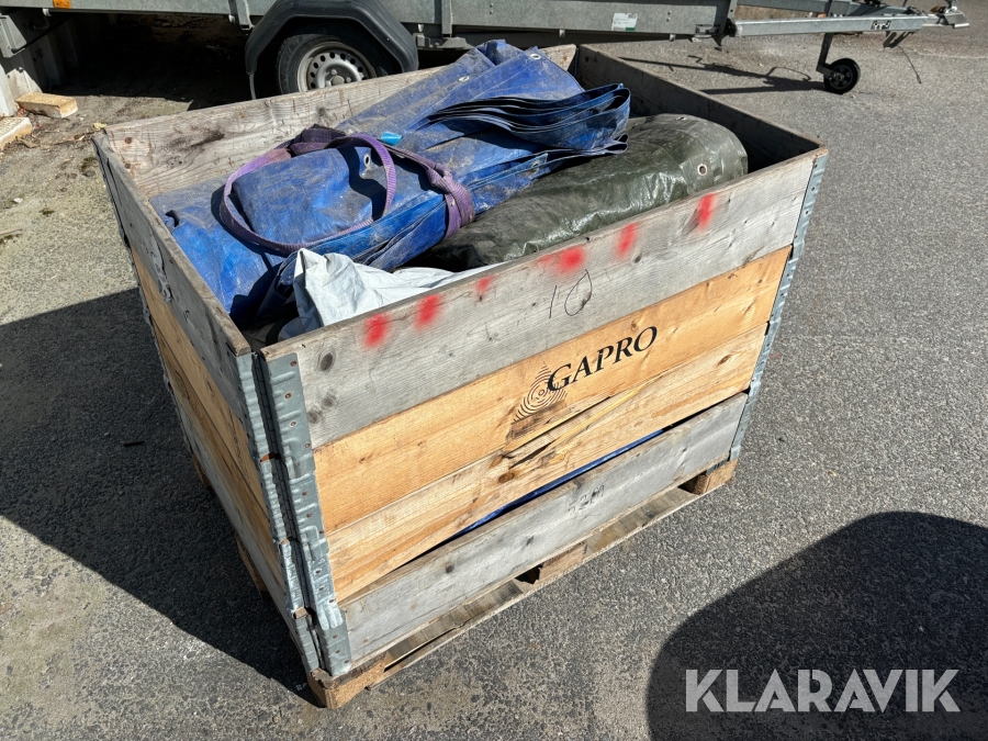 Lättviktspresenning blandade storlekar - 10 st