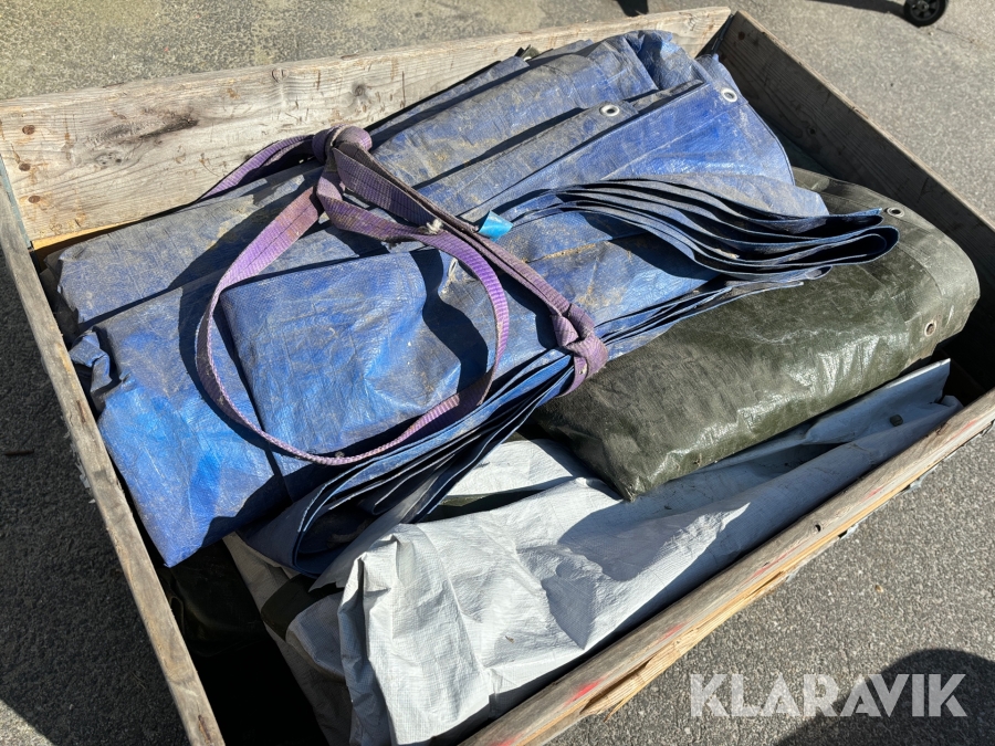 Lättviktspresenning blandade storlekar - 10 st