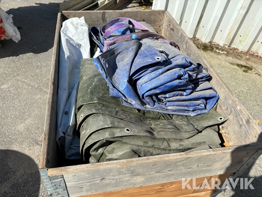 Lättviktspresenning blandade storlekar - 10 st