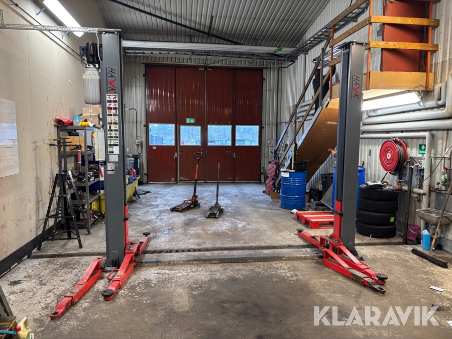 Tvåpelarlyft Hawk 4000kg