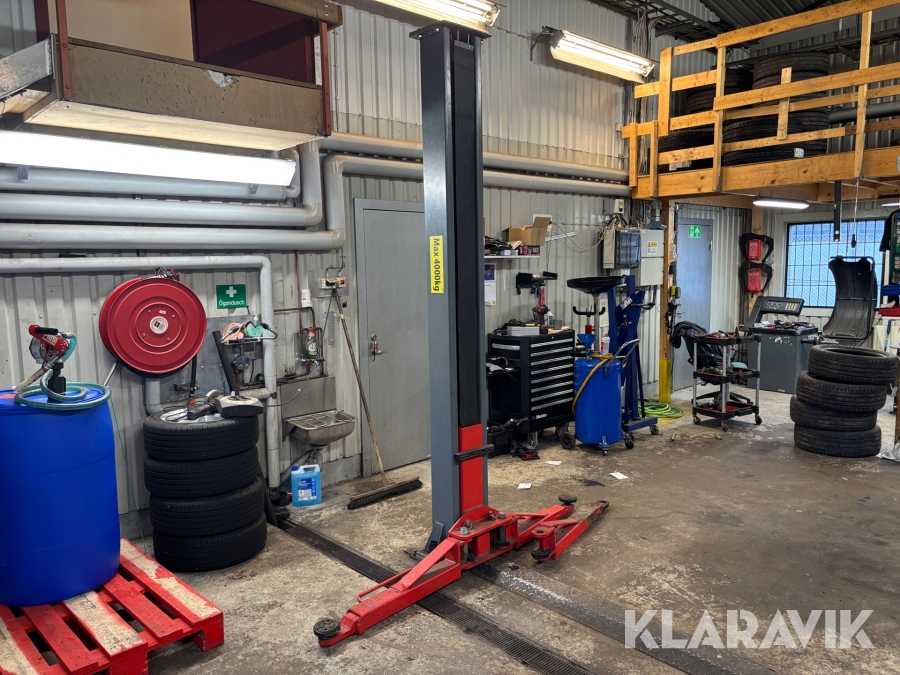 Tvåpelarlyft Hawk 4000kg