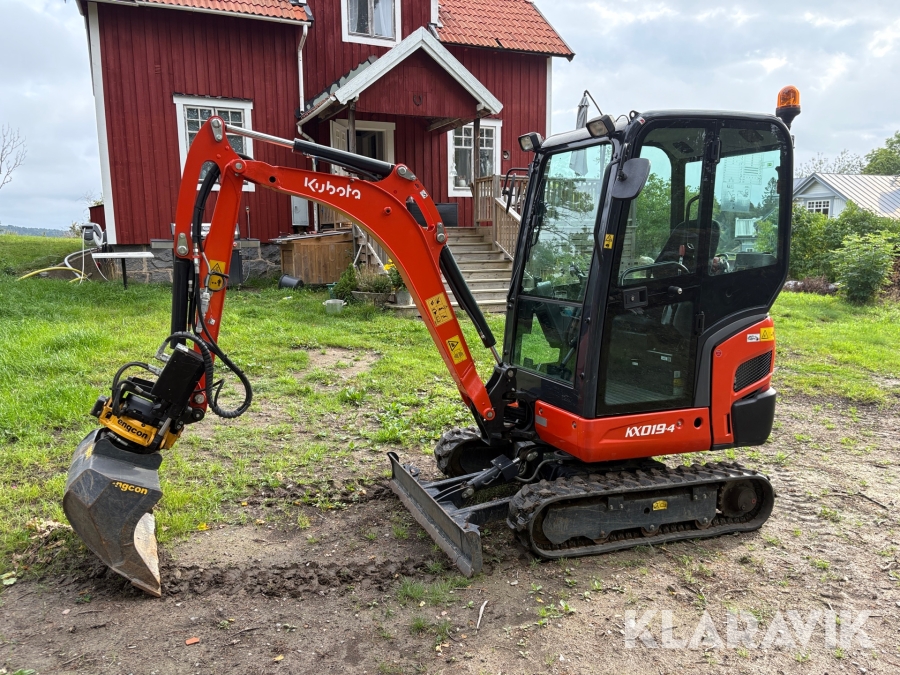 Grävmaskin Kubota KX019-4