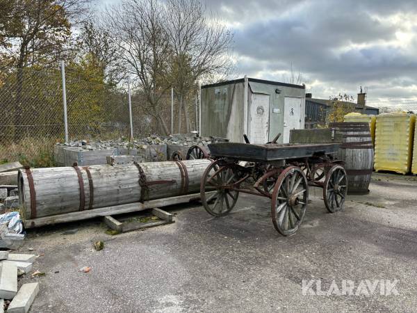 Vagn, tunna och vagnshjul