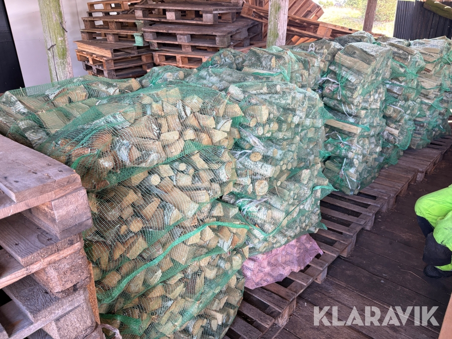 Björkved i säck 100st