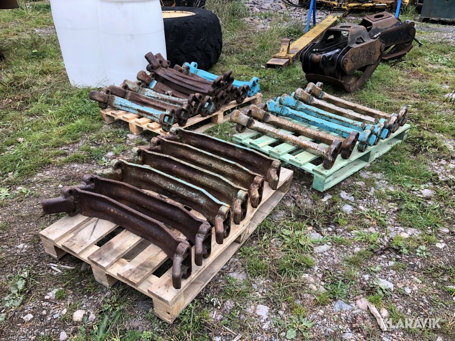 Bandplattor till skogsmaskin i olika storlekar