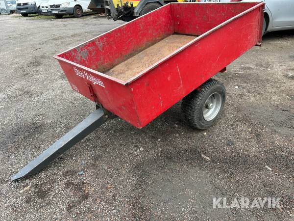 Vagn till gräsklippare Siro Vagnen 120 liter