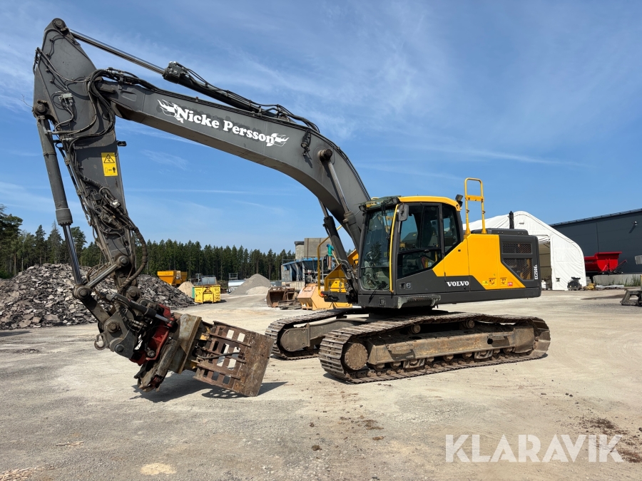 Grävmaskin Volvo EC250EL med rototilt