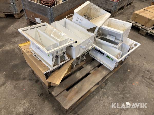 Diverse murlådor Finja / Weber - Cirka 12st