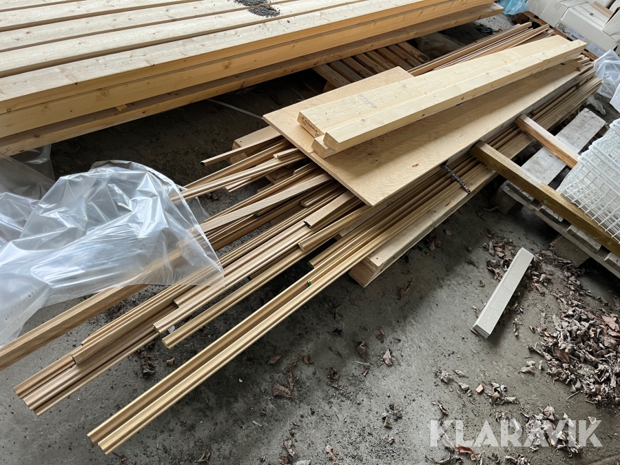 Karosseripanel ek 15x33 fallande längder