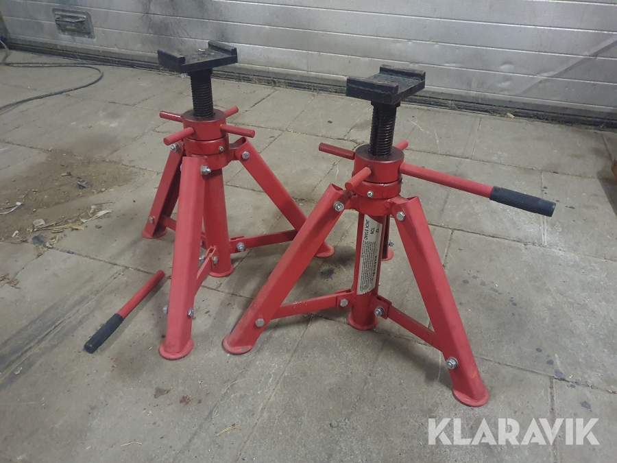 Pallbockar kraftiga 12 tons 1 par