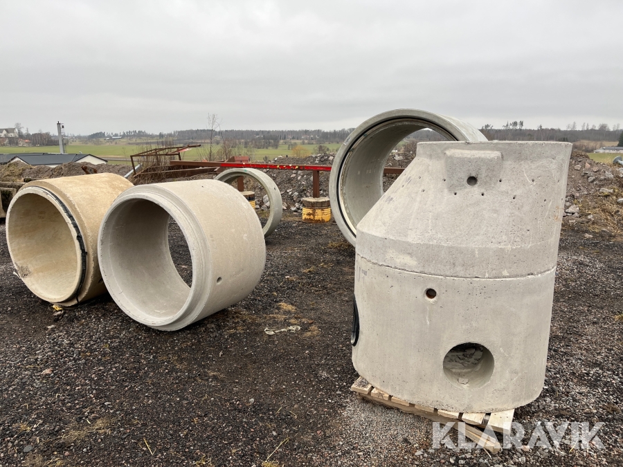 Betongringar och anslutning