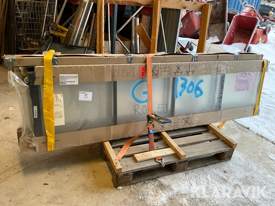 Industrivägg Mirror Line 4 dörrar