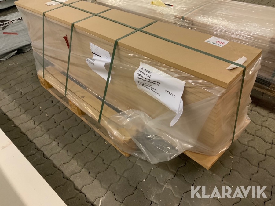 Fallskiva vägg kök Dala system 2000x350x22 mm , ca 30 stycken