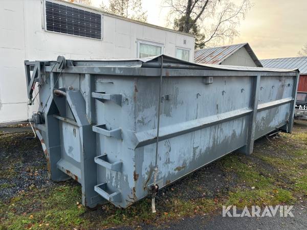 Containerflak med tak Dinacon 20 m3