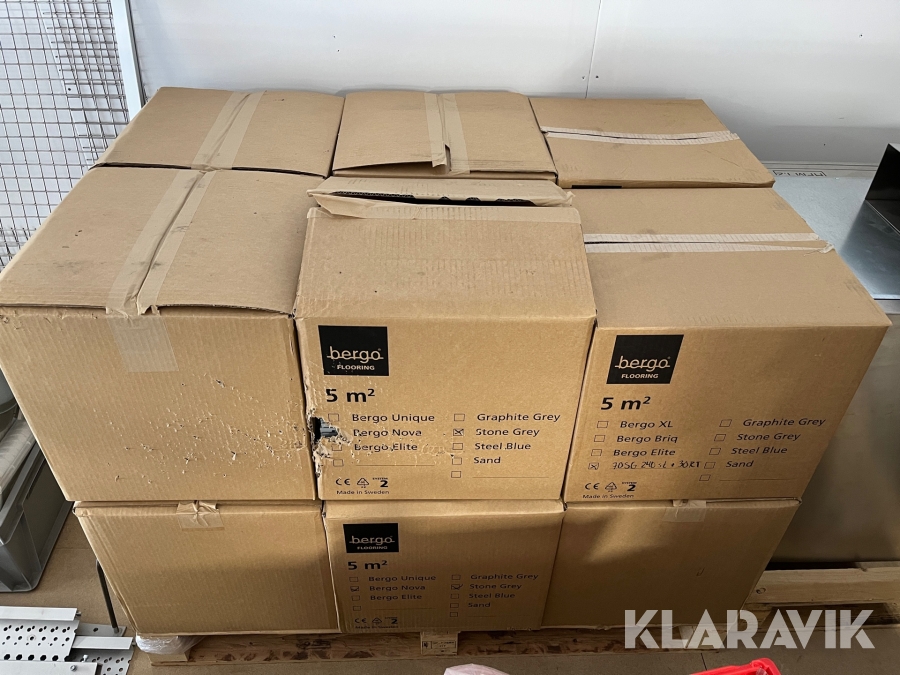 Plastgolv Bergo 60 m2