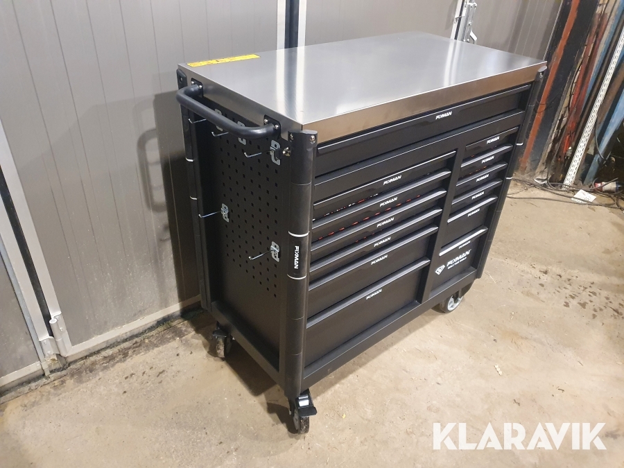 Verktygsvagn Fixman med verktyg 467 delar