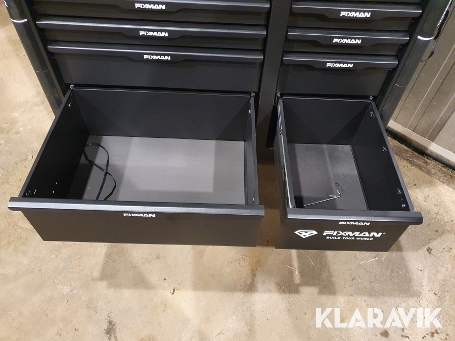 Verktygsvagn Fixman med verktyg 467 delar