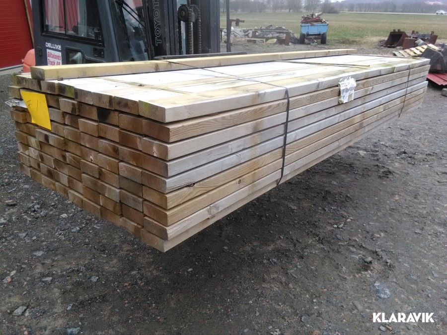 Tryckimpregnerat virke 45x120 mm