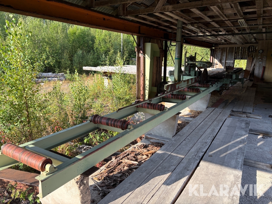 Stocksåg Kara IS1-10 komplett anläggning inkl såghus och spånhus