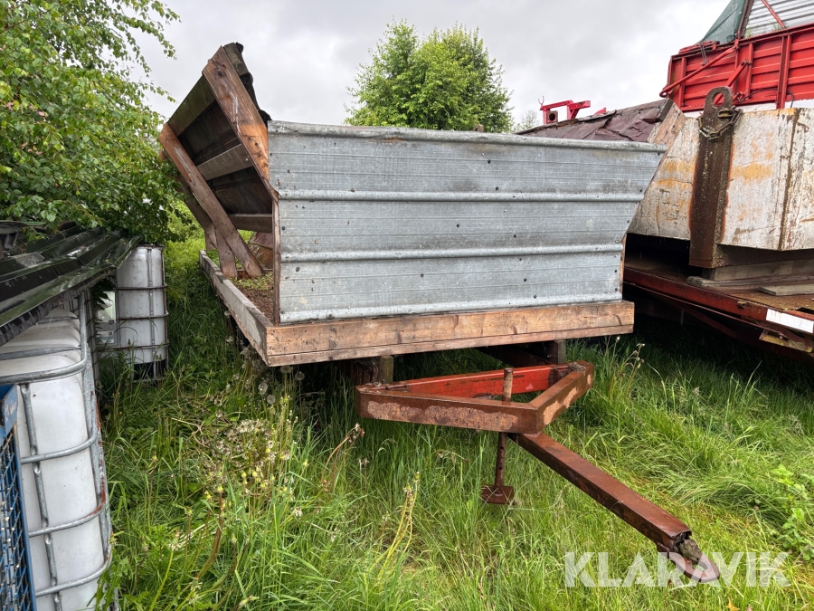Utfodringsvagn för ensilage, egentillverkad