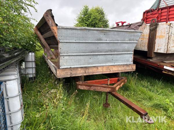 Utfodringsvagn för ensilage, egentillverkad