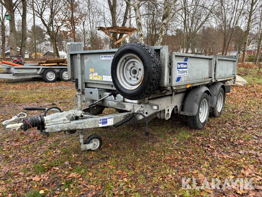 Personbilssläp Ifor Williams TT med tipp