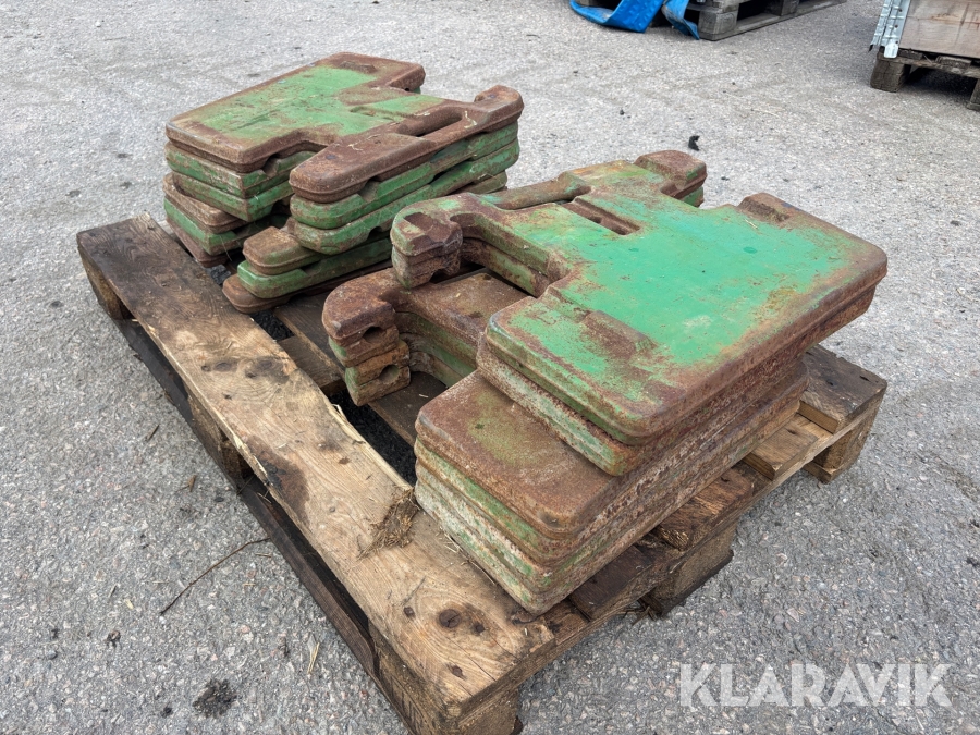 Frontvikter John Deere 12x 50kg