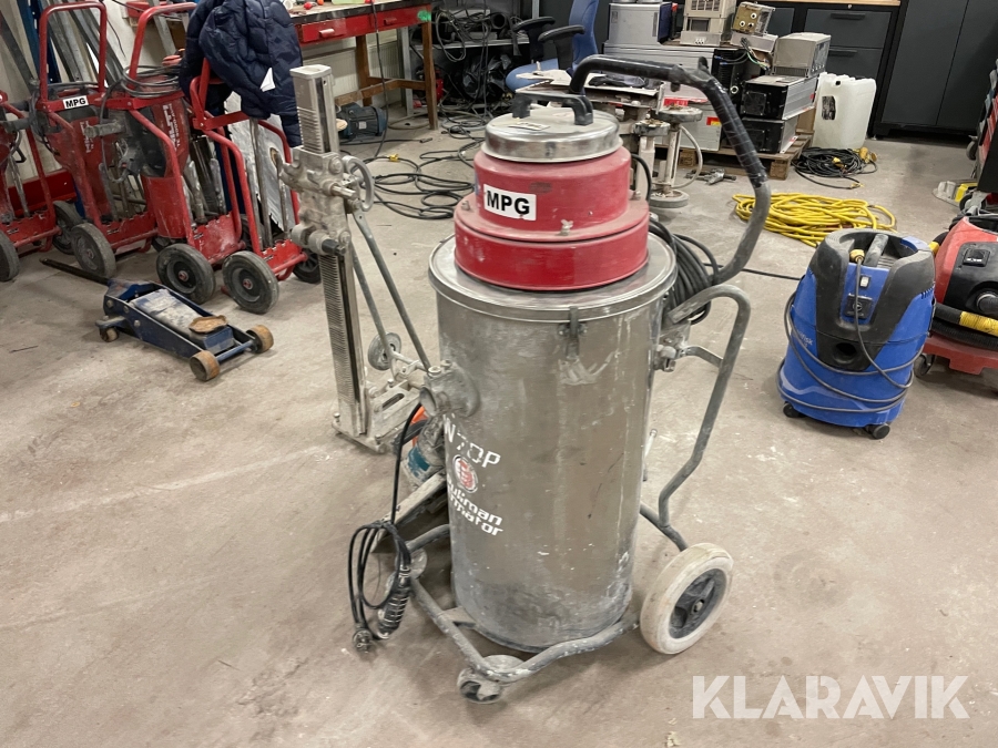 Våtdammsugare med kap Pullman Ermator W70P, Halmstad, Klarav