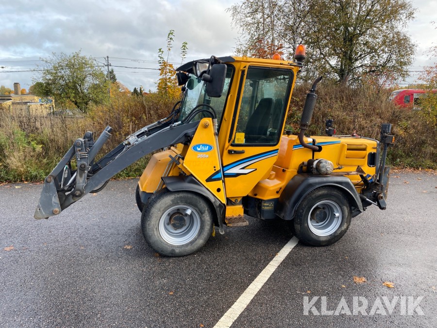 Lastmaskin Wille 355B med tillbehör