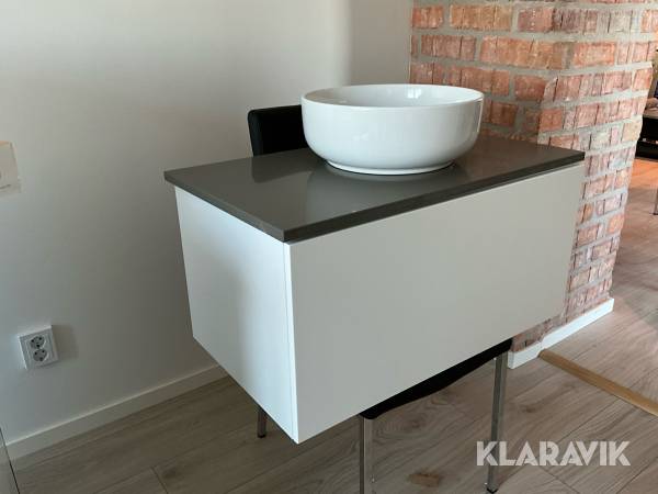 Badrumskommod Camargue Basin Cabinet med spegel (NY)