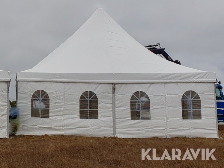 Topptält 8x8m väggar och 