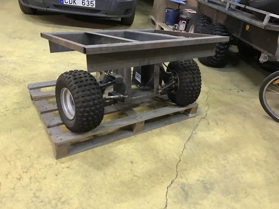 Framdel till flakmoped 