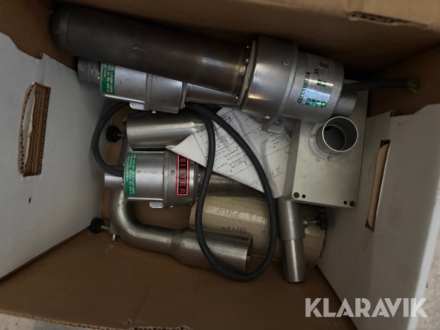 Hetluftsaggregat Leister