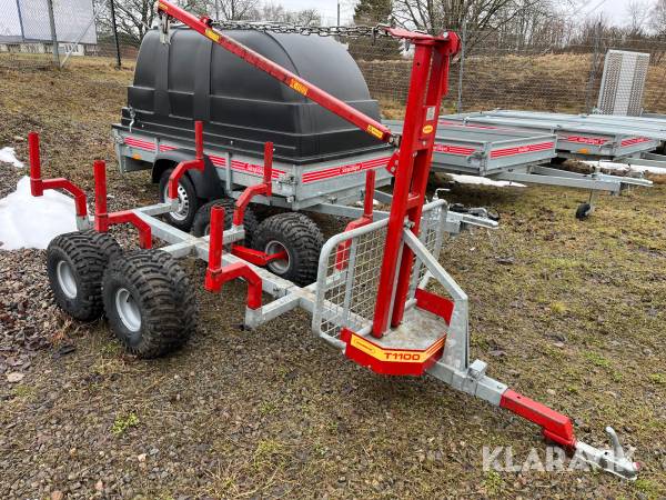 Skogskärra ATV Kranman T1100 med VK1100 kran