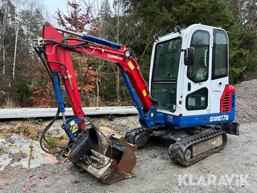 Grävmaskin Sunward Swe17B