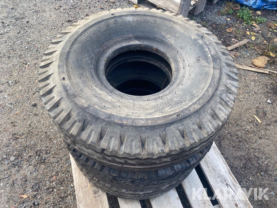 Däck Firestone 8.25-10 3 st