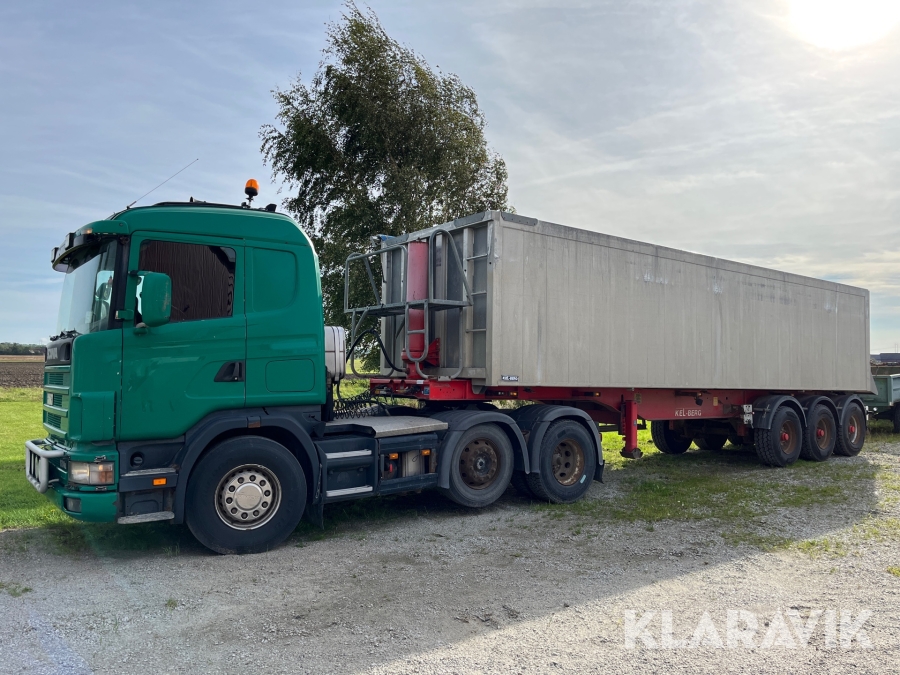 A-Traktor Scania 470 med tipptrailer