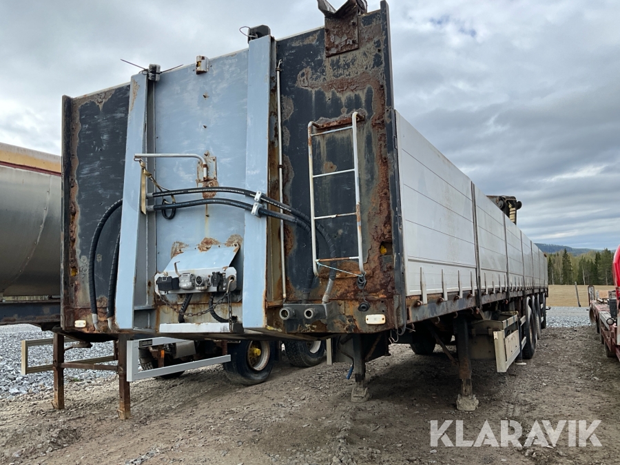 Släp med kran Kilafors TRBM4-P-51-170