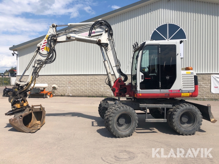Hjulgrävare Take-Job TB175W med redskap