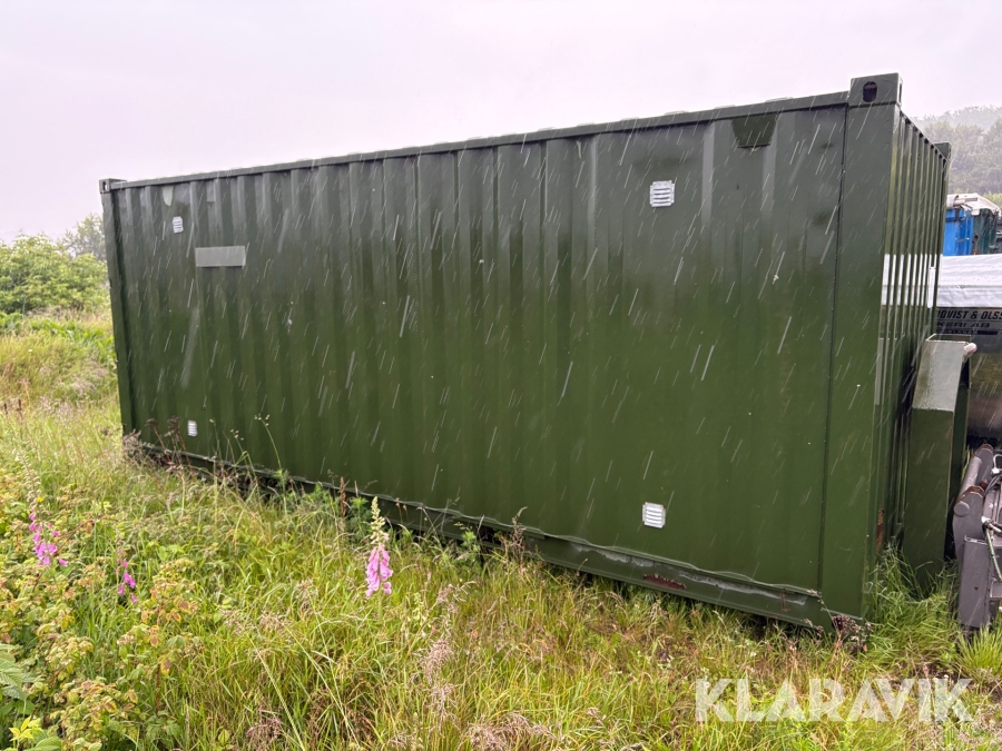 Container på lastväxlarram