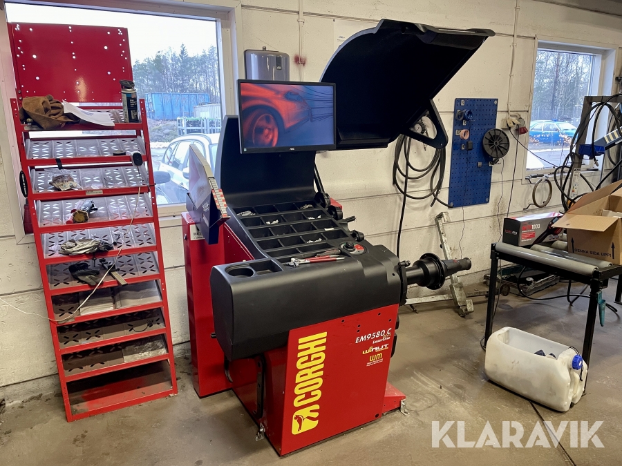 Balanseringsmaskin Corghi EM 9580 C Plus Laserline