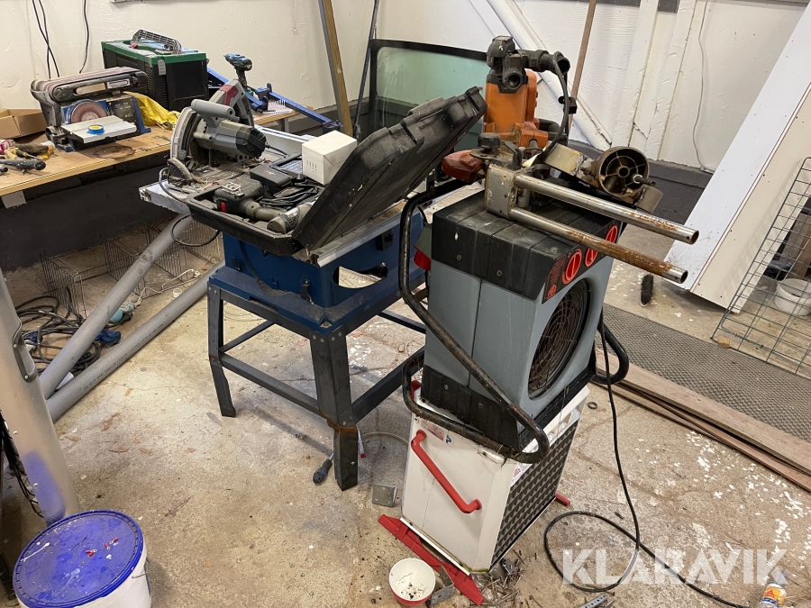 Diverse byggmaskiner