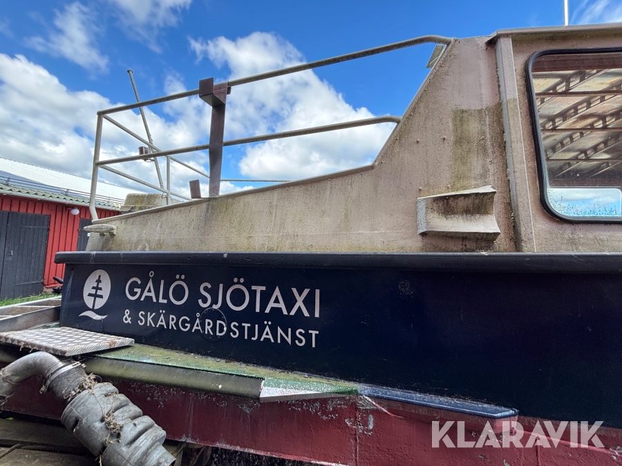Aluminiumbåt Gugner SFB 8187 sjötaxi