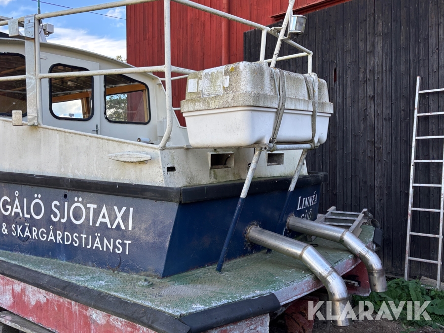 Aluminiumbåt Gugner SFB 8187 sjötaxi