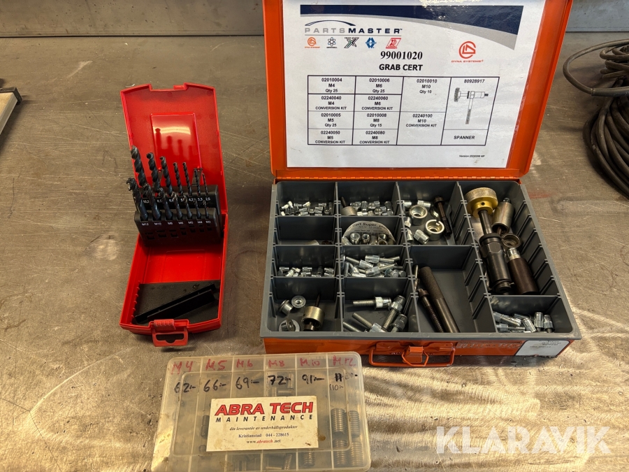 Nitmuttrar, gängor, borrar